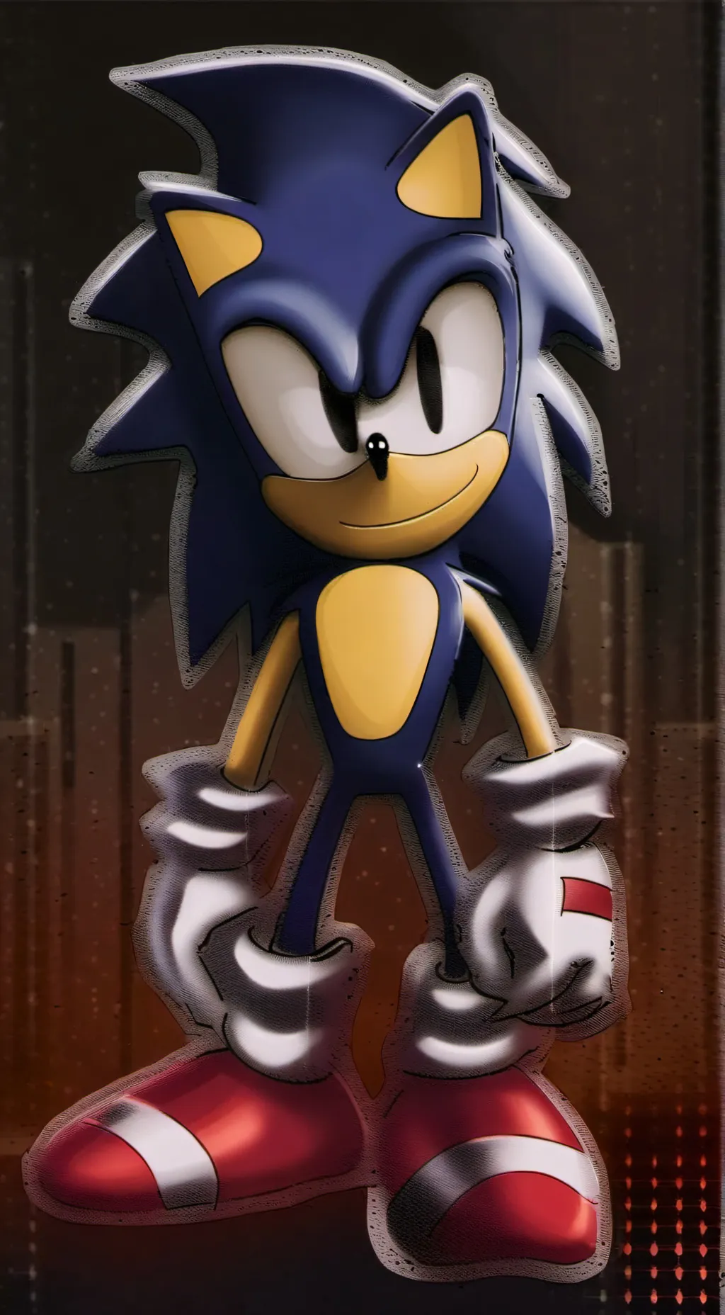 ai character: Sonic e.x.e  background