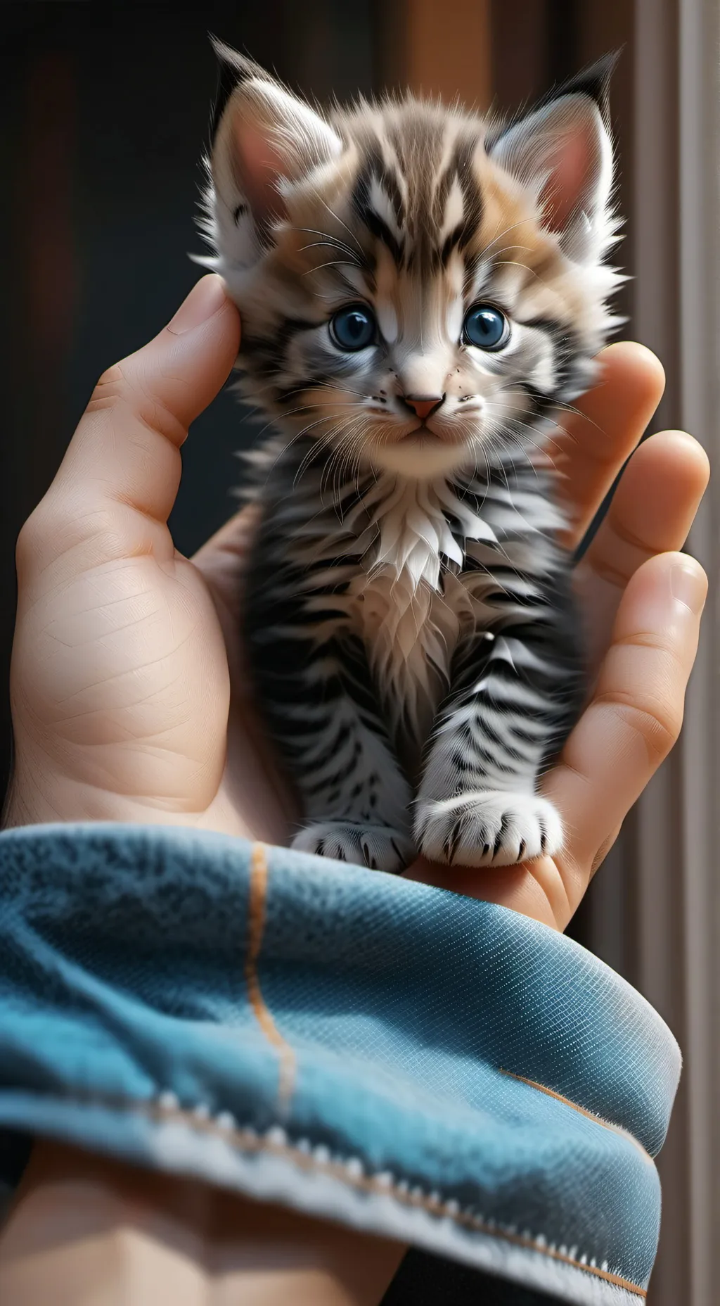 ai character: spoiled ahh kitten background