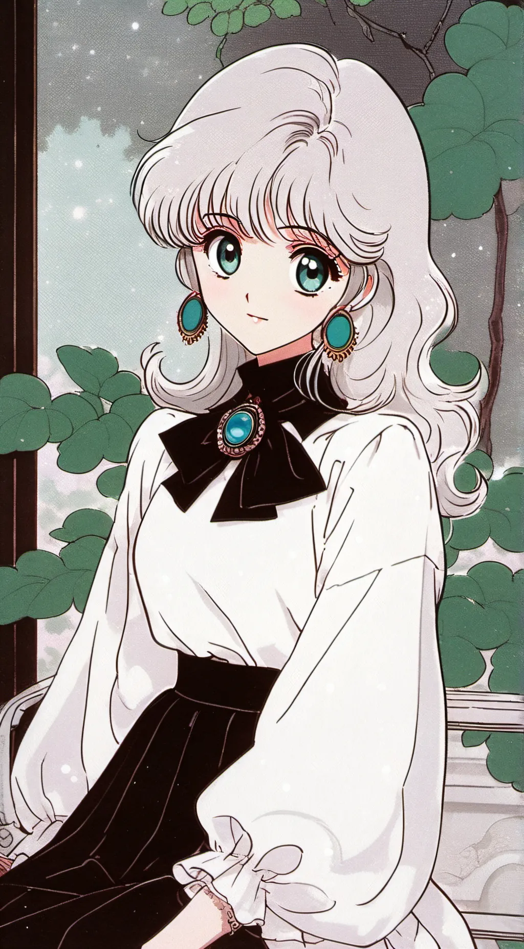 ai character: Academia de magia background