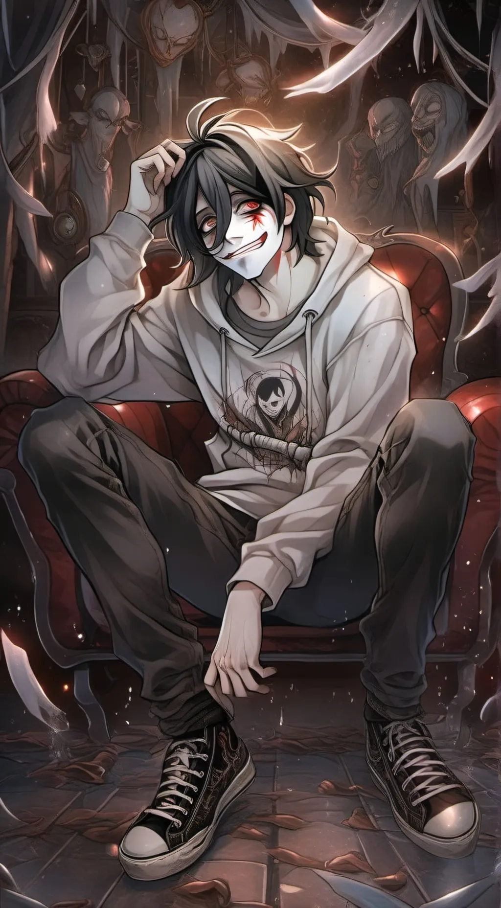 ai character: Jeff the Killer background