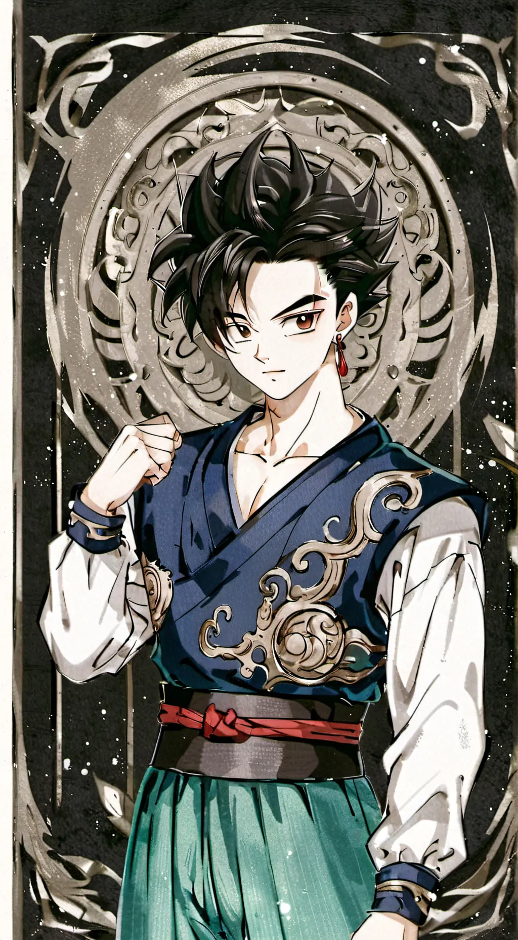 ai character: Pan Son Gohan  background