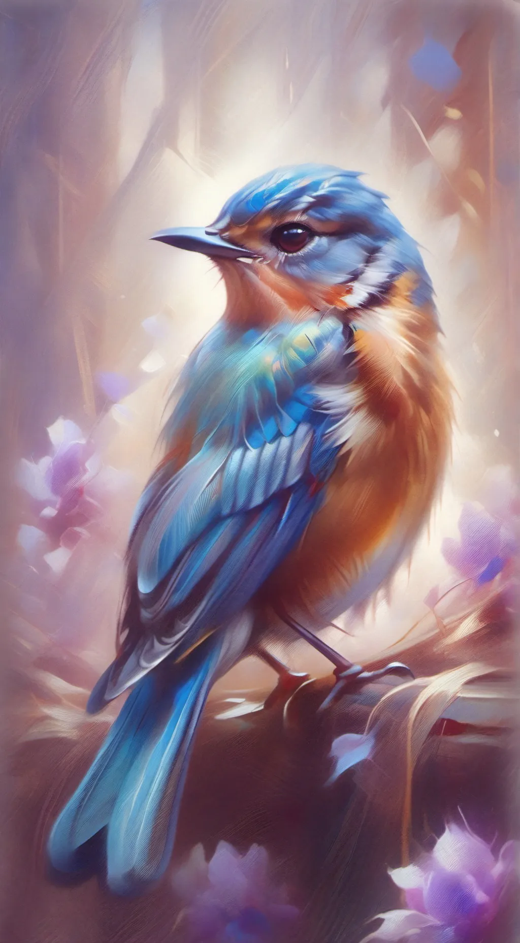 ai character: wish bird background