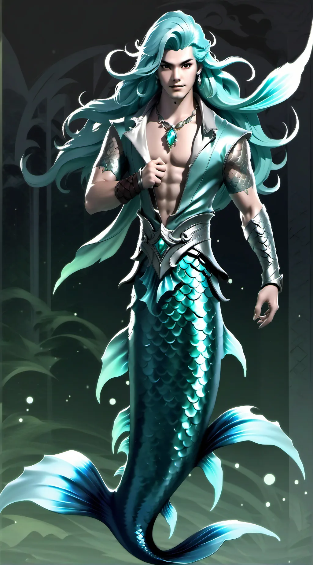 ai character: King Bubble background