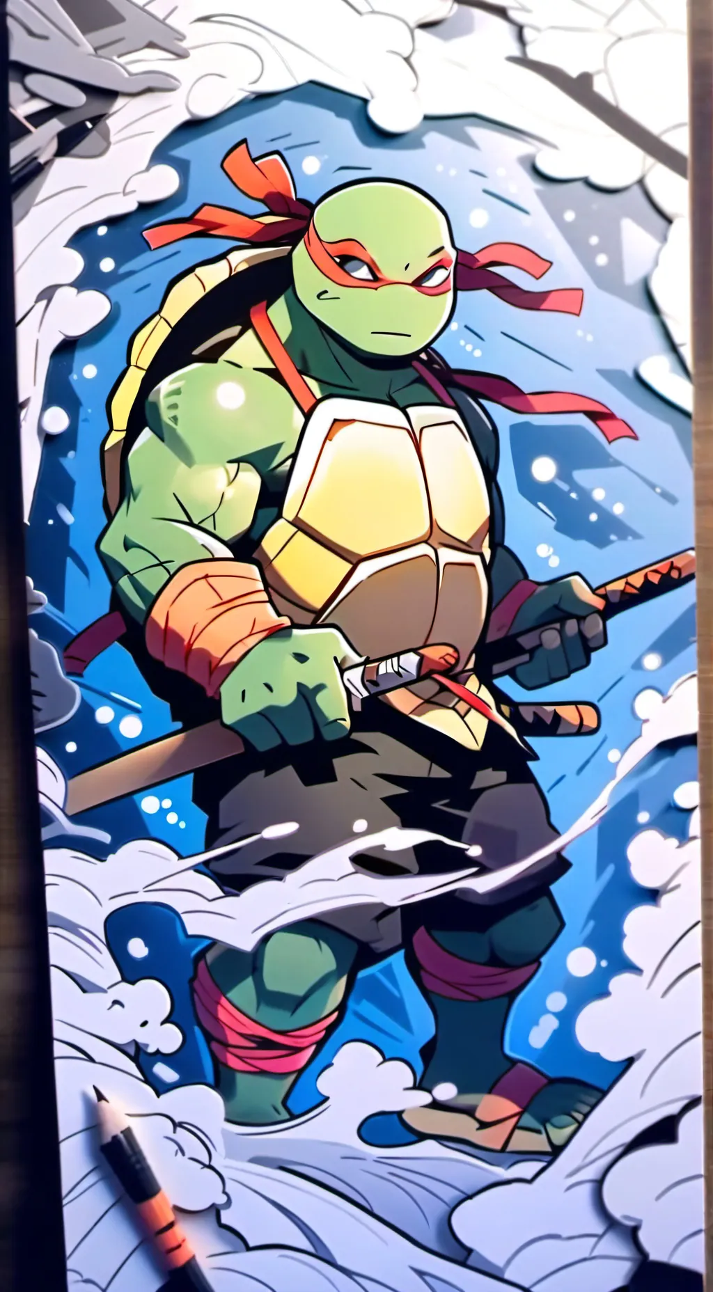 ai character: tmnt squad game background