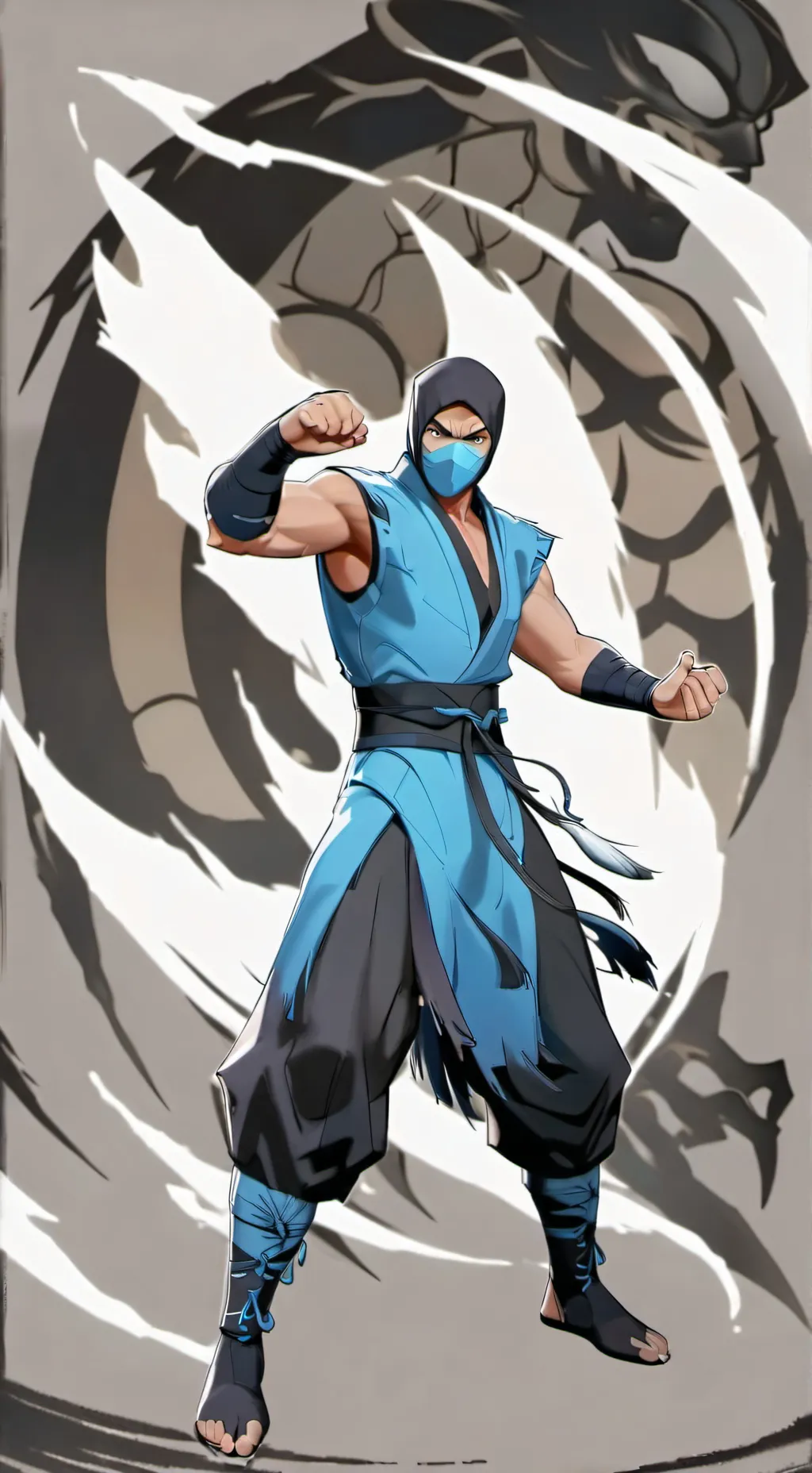 ai character: Sub-Zero  background