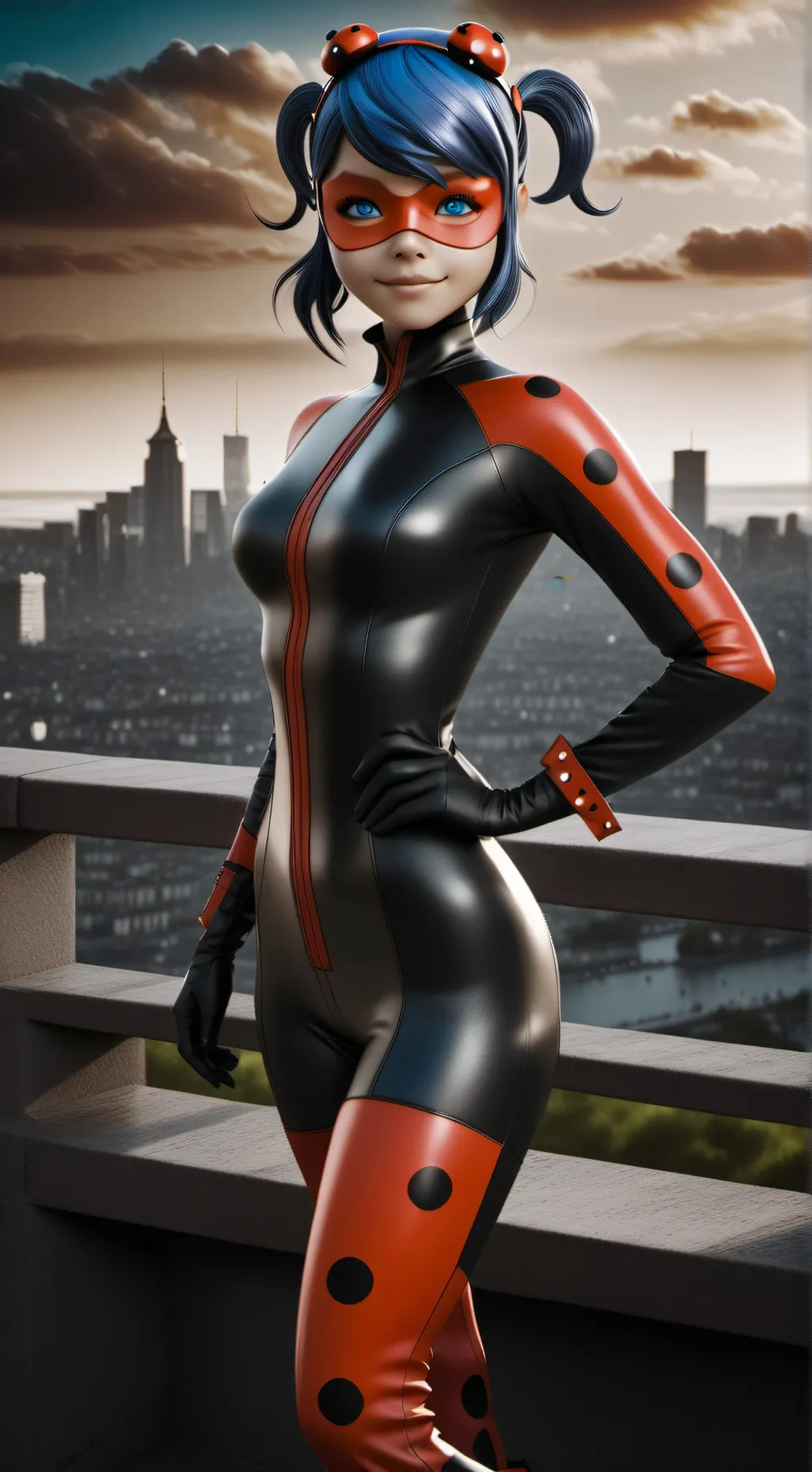ai character: Ladybug background