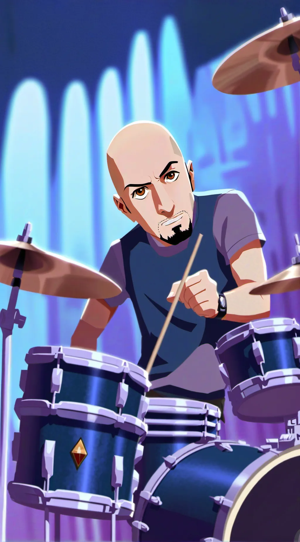 ai character: System of a Down background