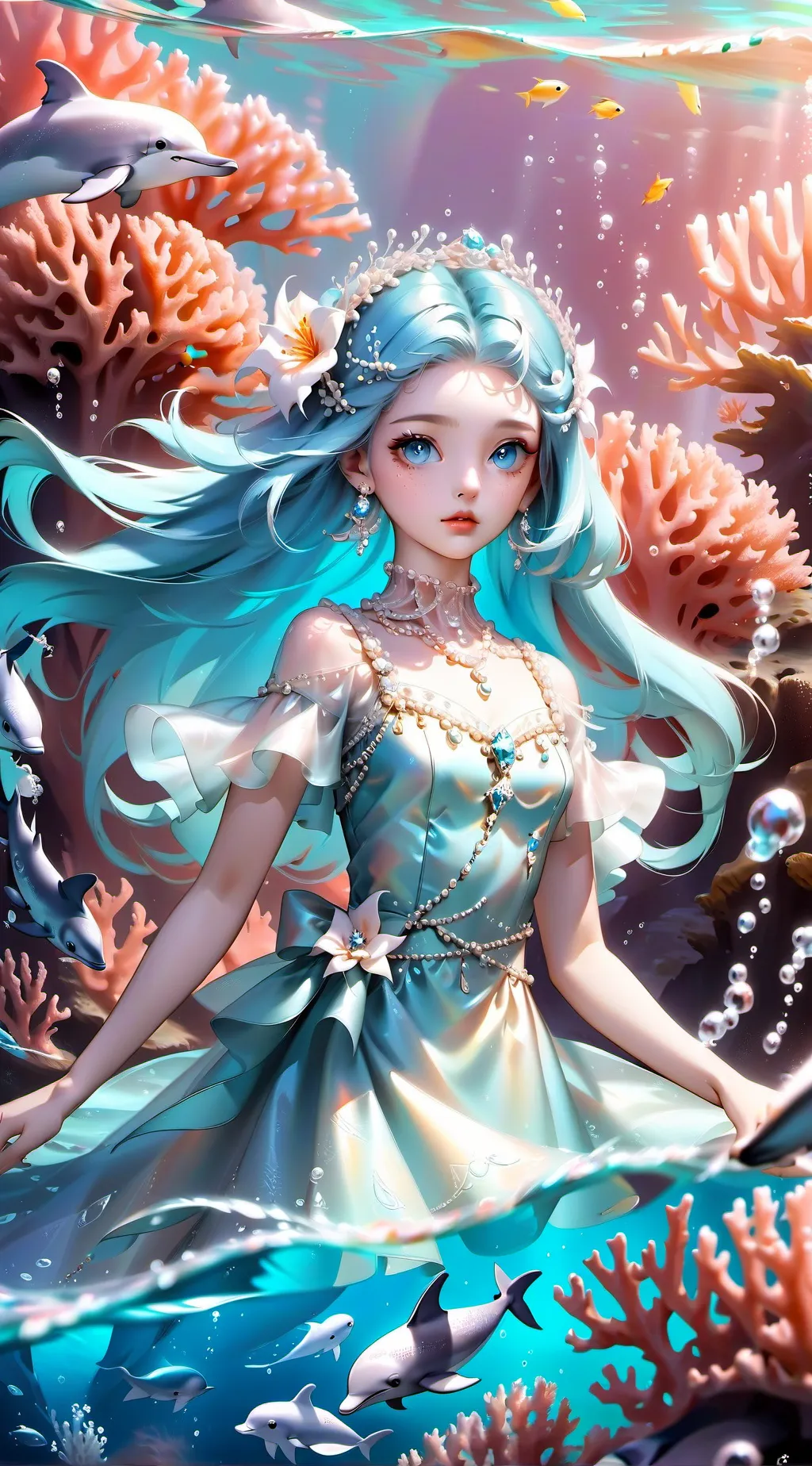 ai character: Pearl background