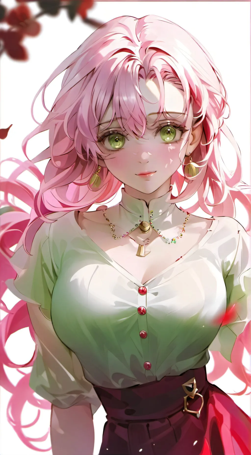 ai character: Mitsuri Kanroji background