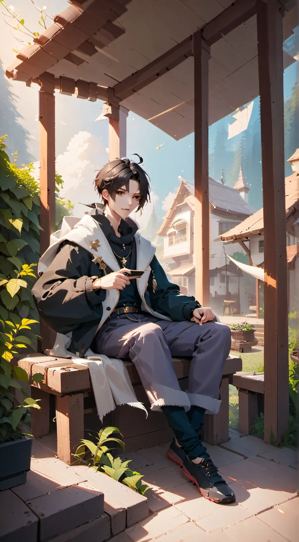 ai character: Focus background