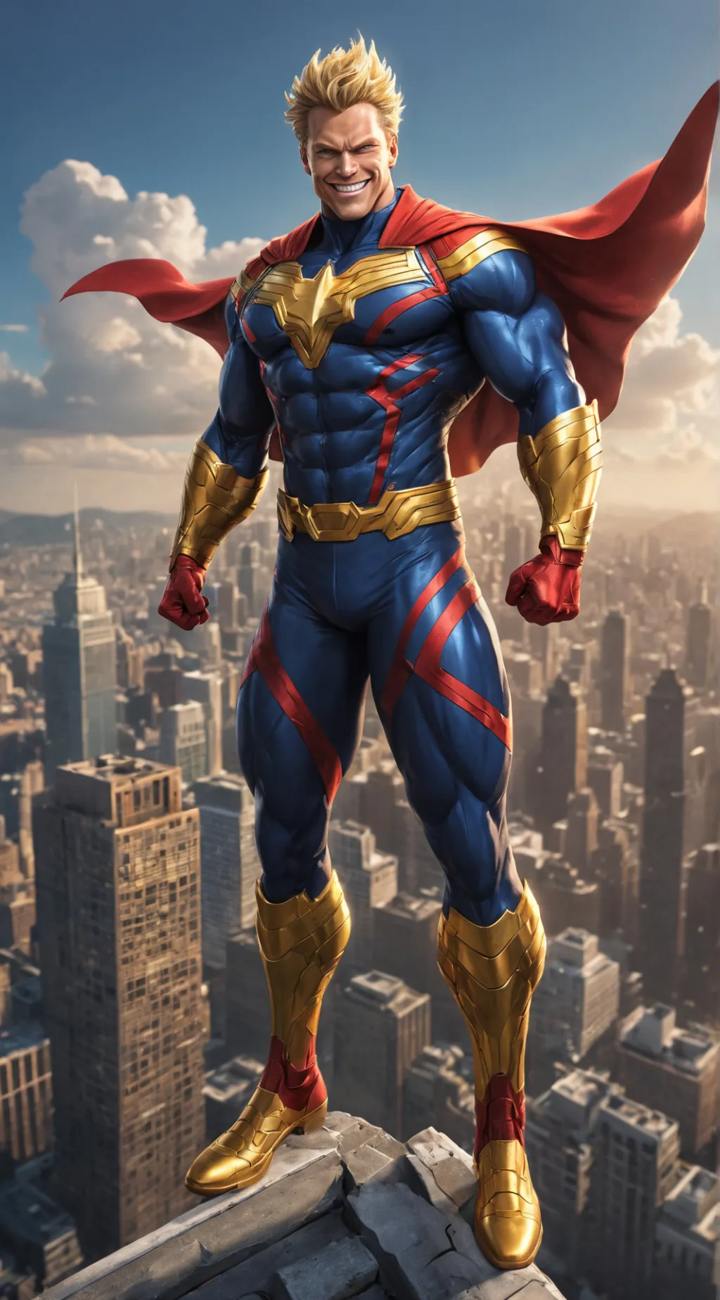 ai character: All Might background