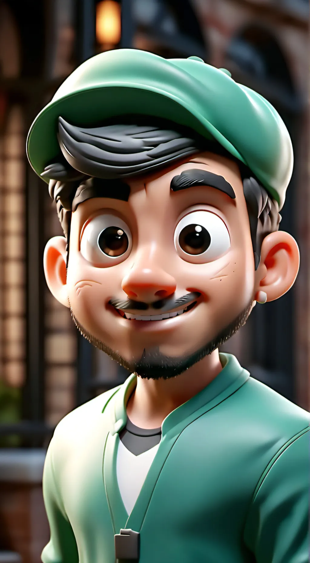 ai character: Monsieur Génant  background