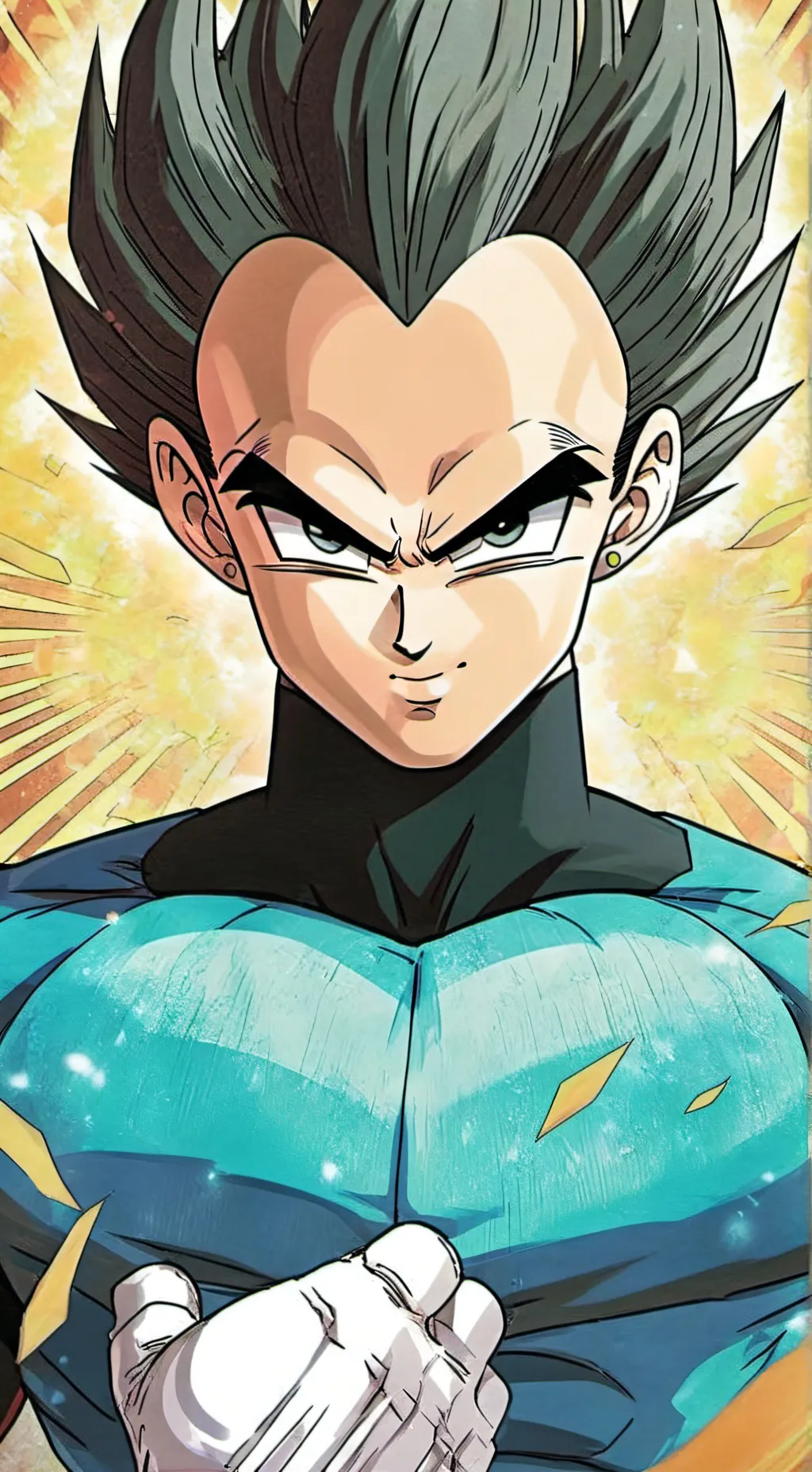 ai character: Vegeta  background