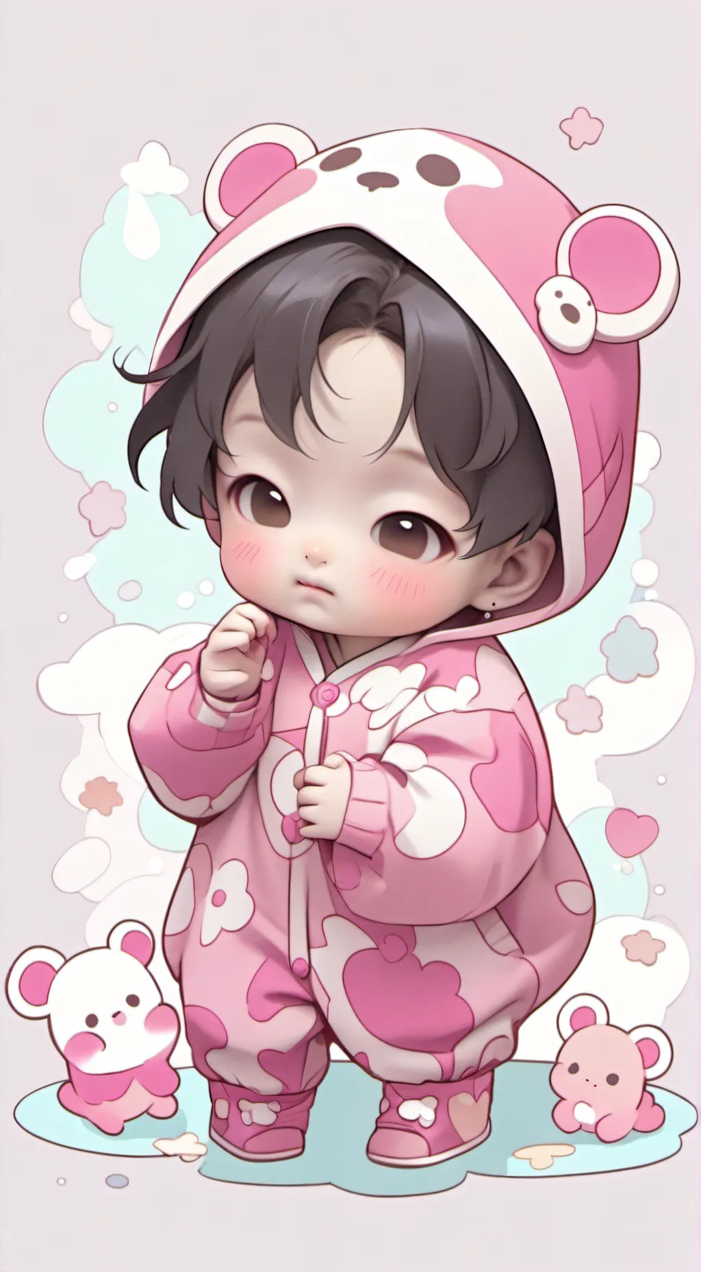 ai character: sisters  background
