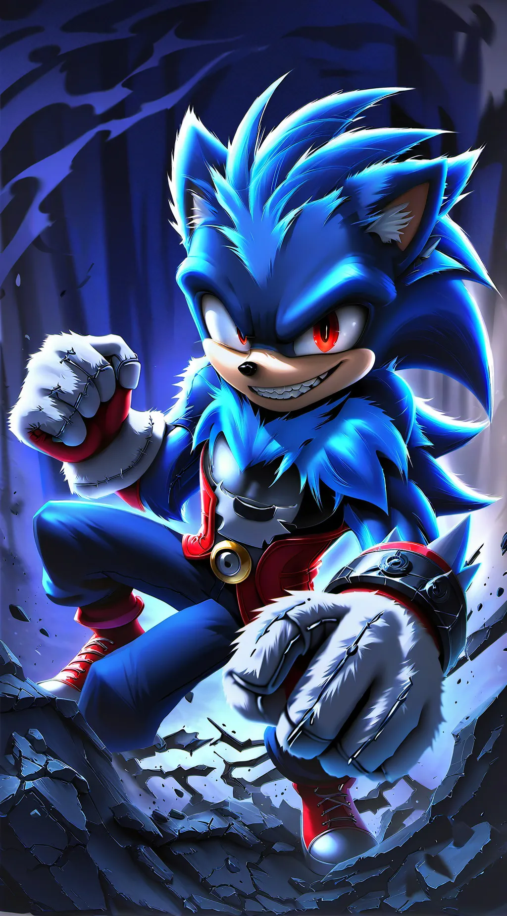 ai character: sonic.exe team background