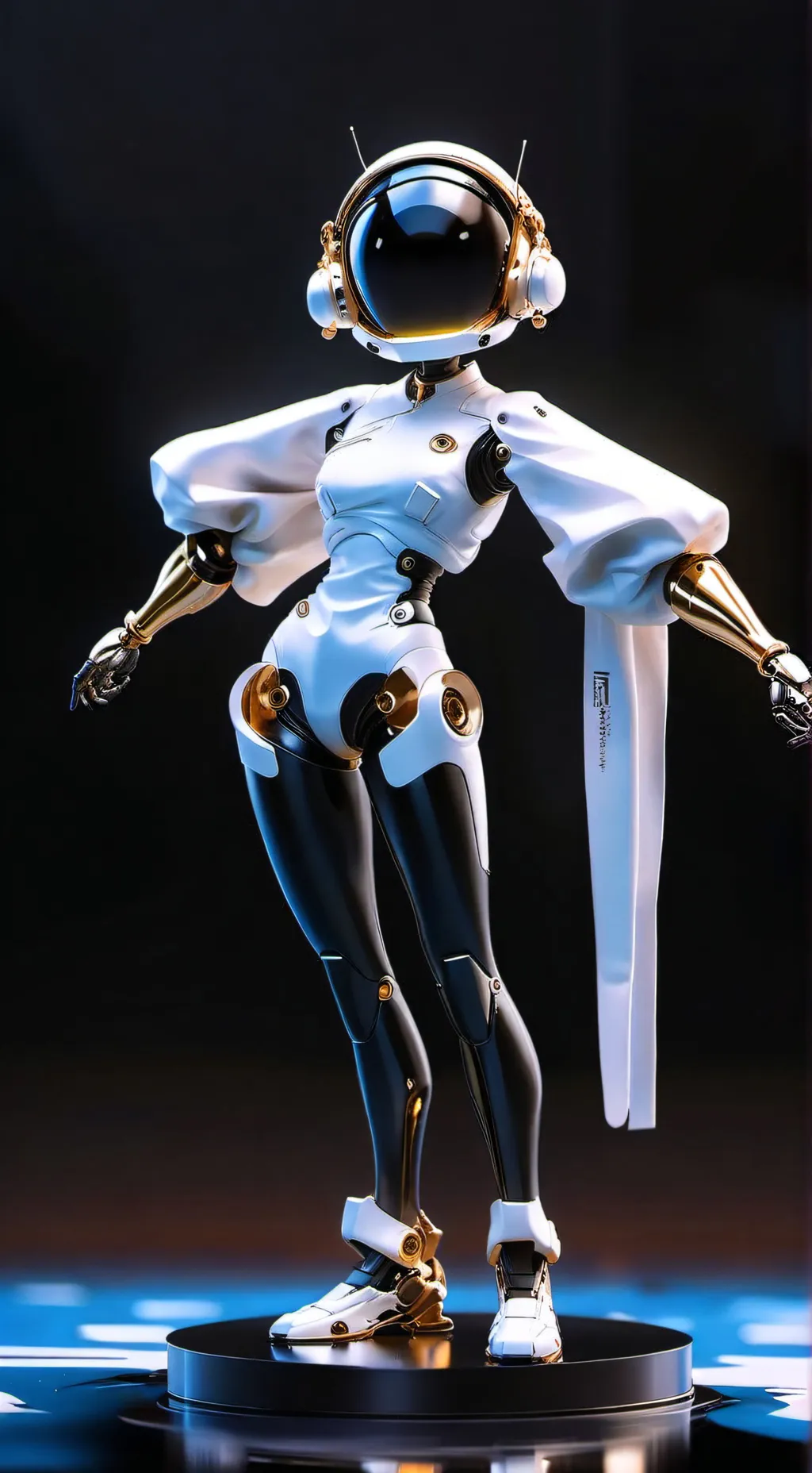 ai character: (La robot Elisa) background