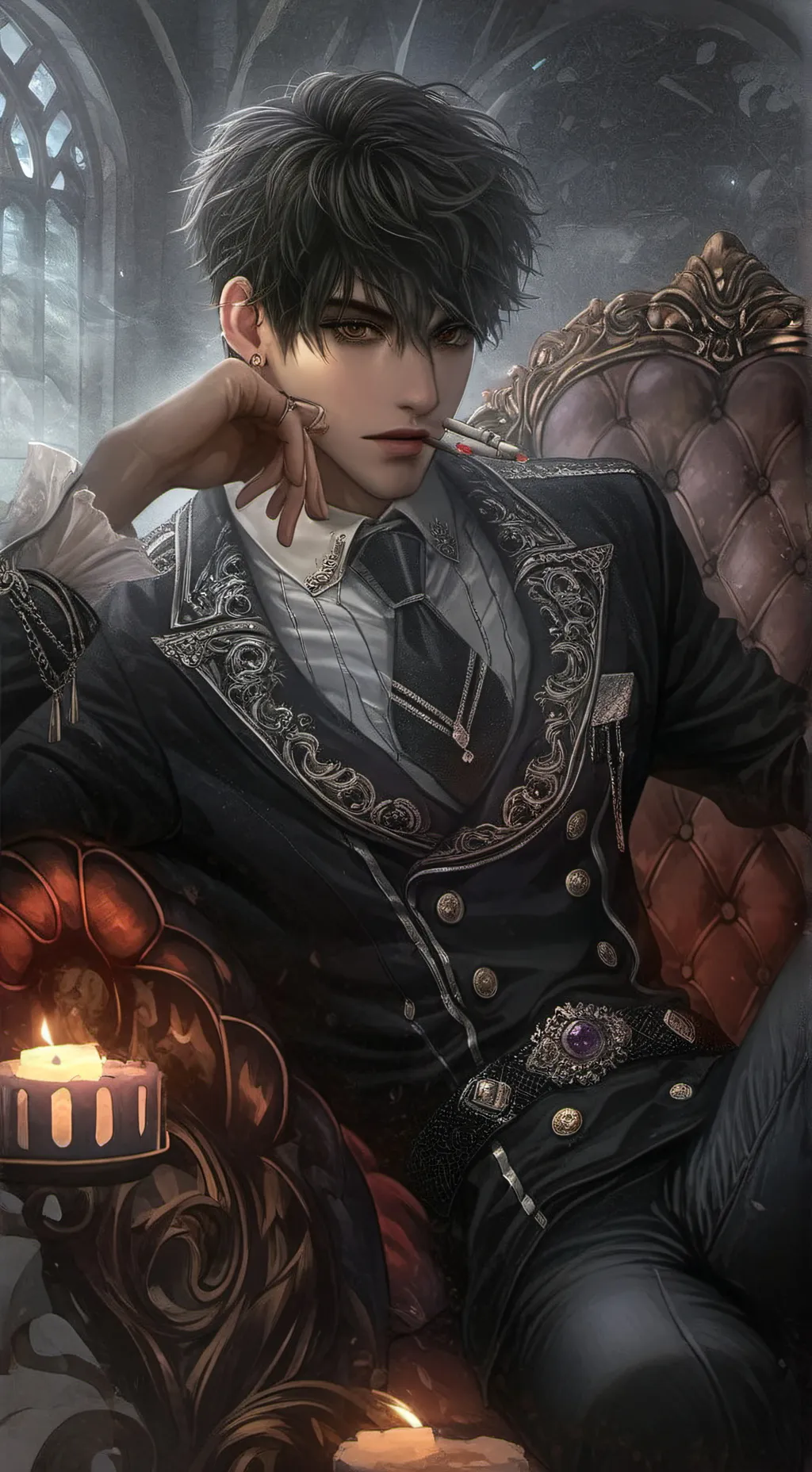 ai character: Nicolas  background