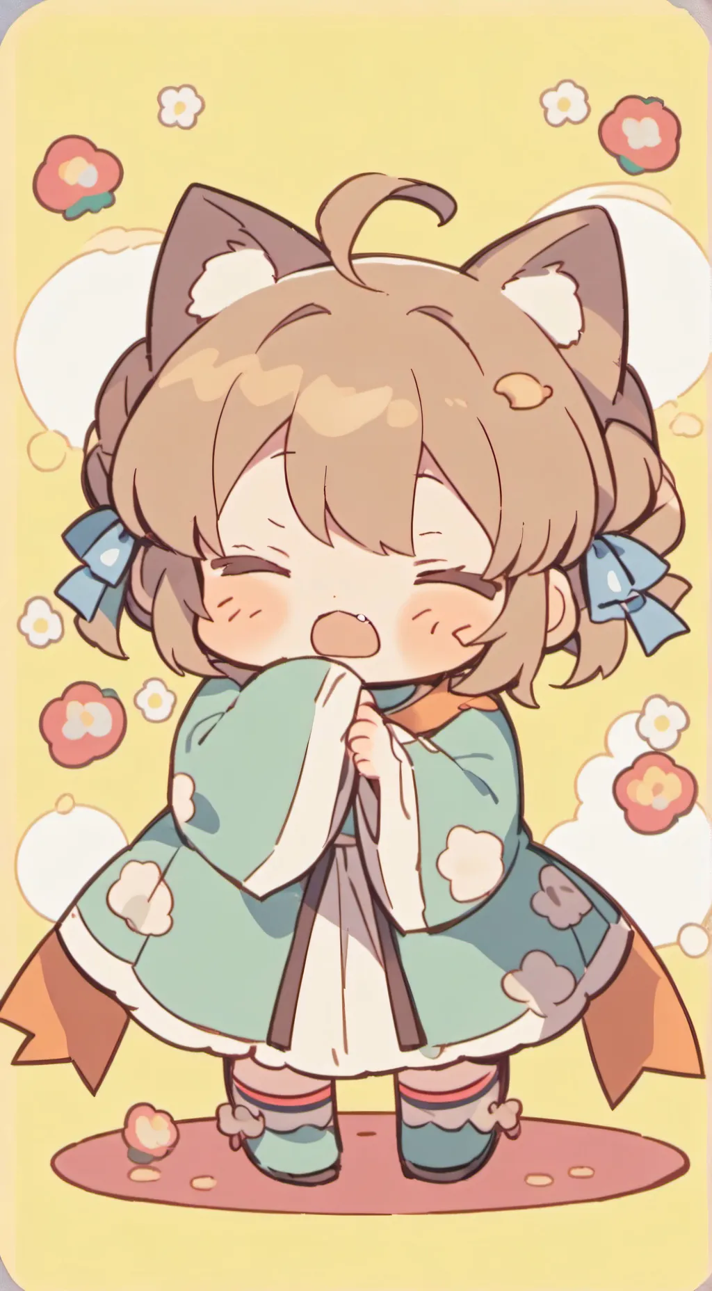 ai character: Nyan background