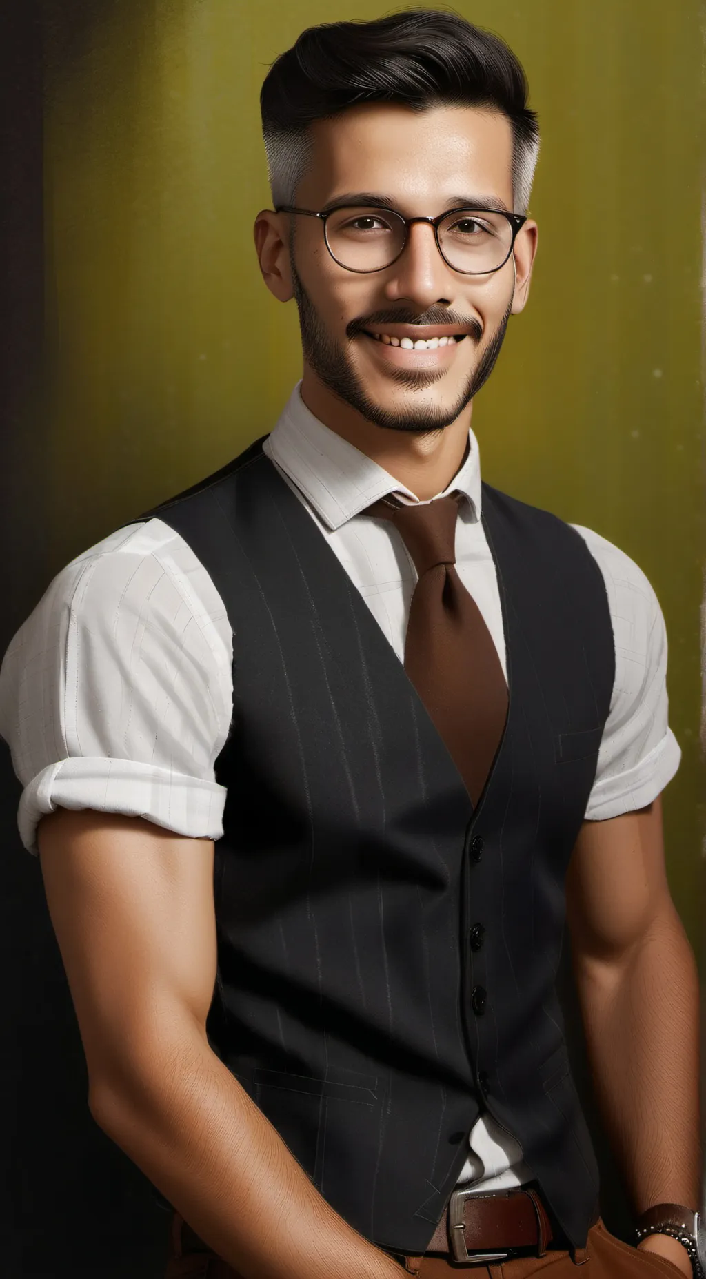 ai character: Edward b church  background