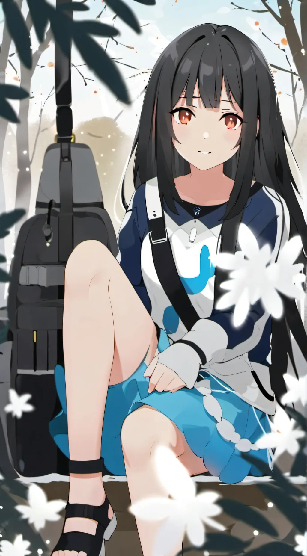 ai character: Aurora background