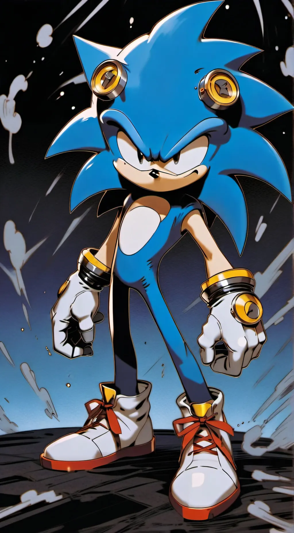 ai character: Sonic CTDBH background