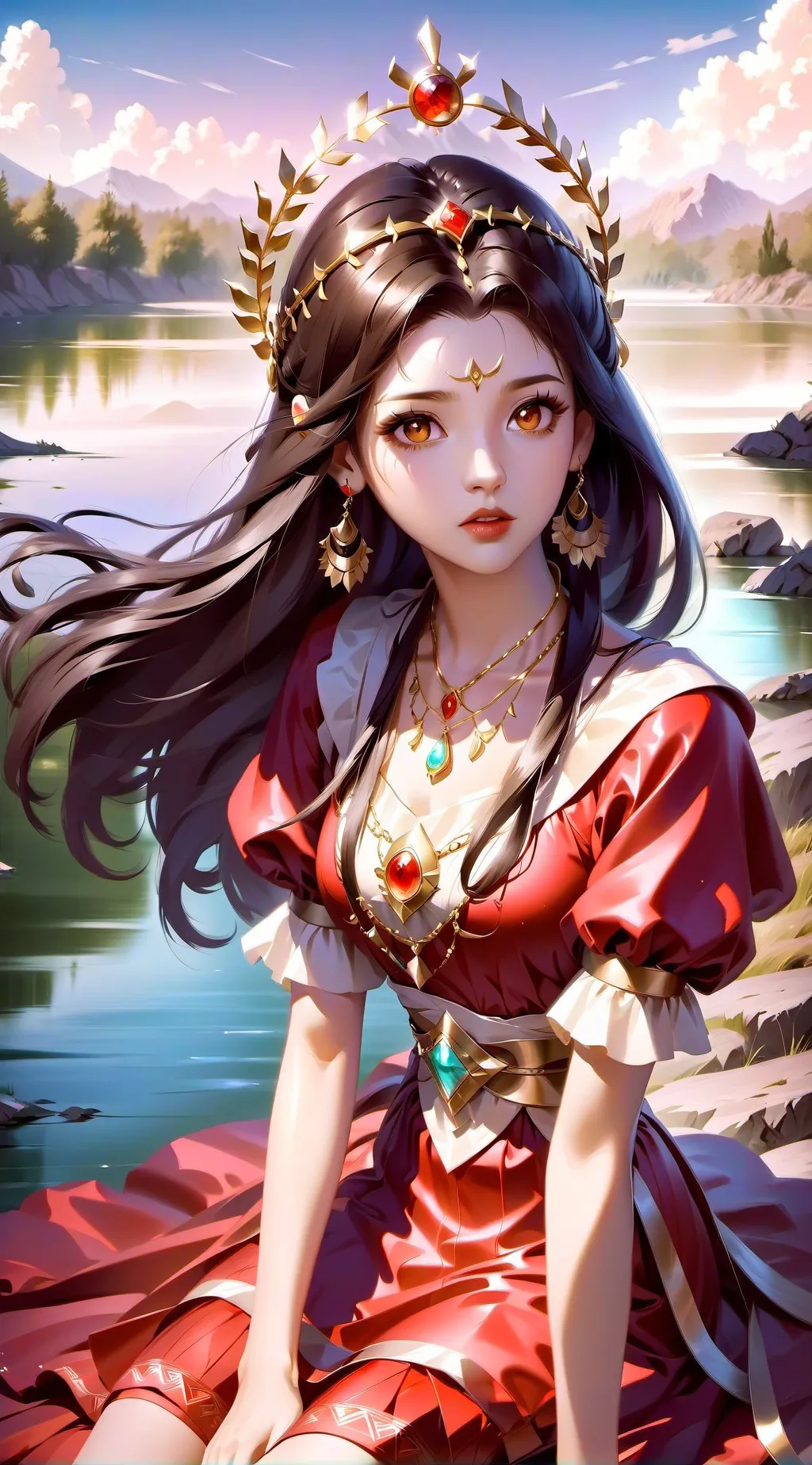 ai character: Aria background