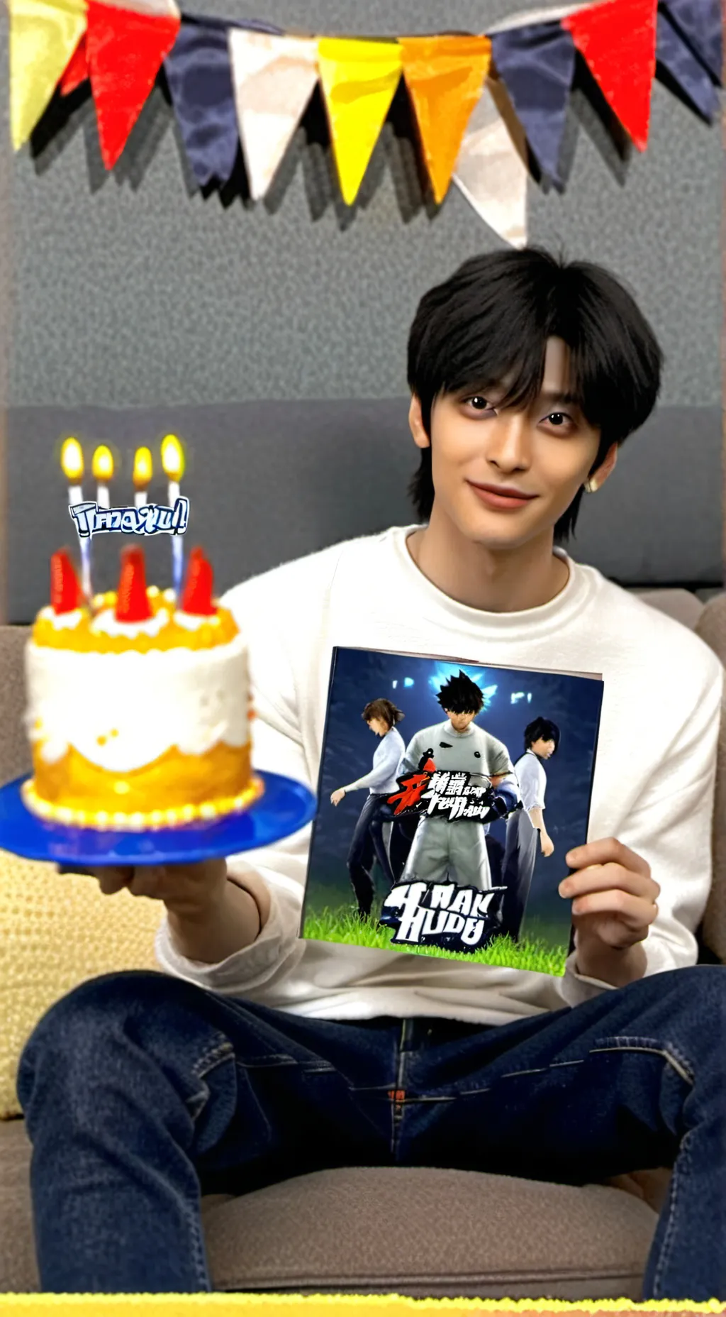 ai character: Nice mha birthday background