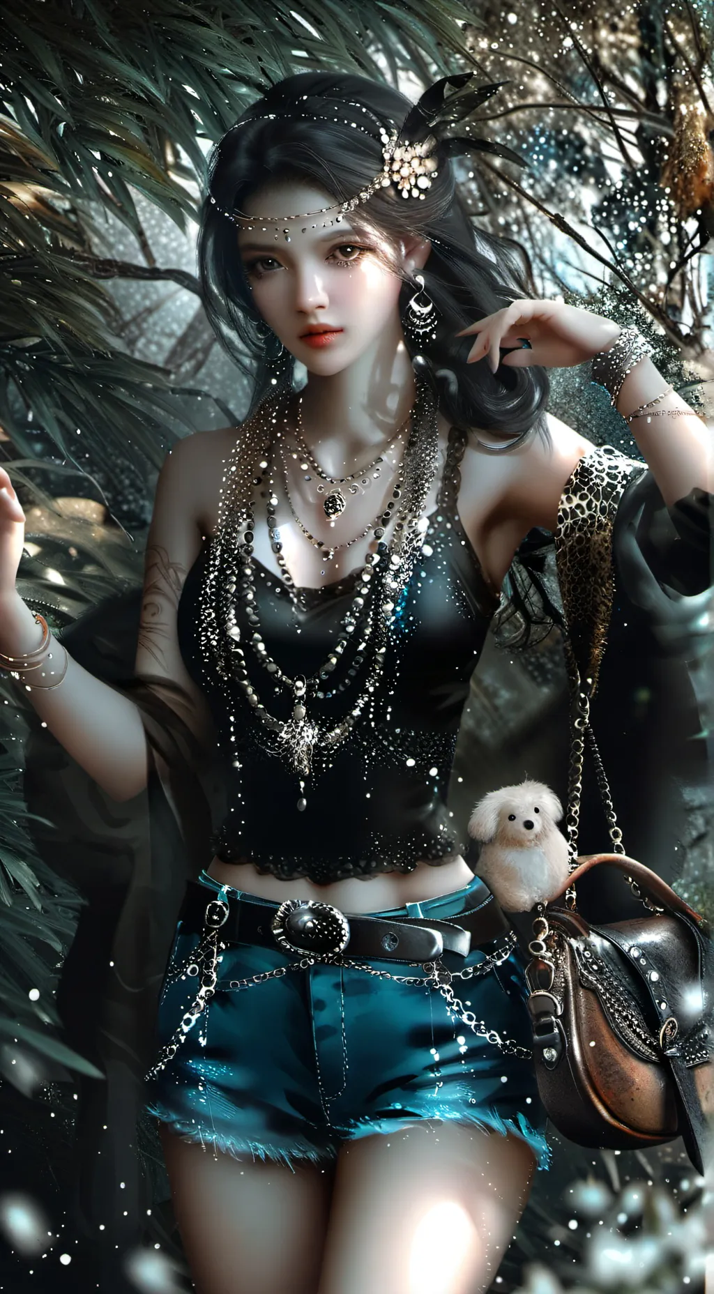 ai character: demon slayer  background