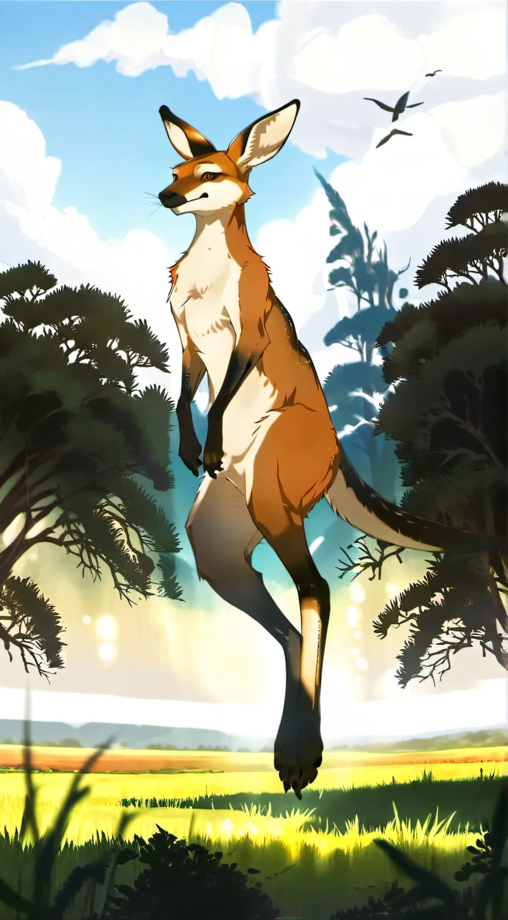 ai character: Australia background