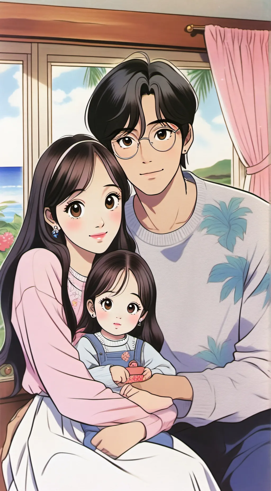 ai character: nani pelekai taehy background