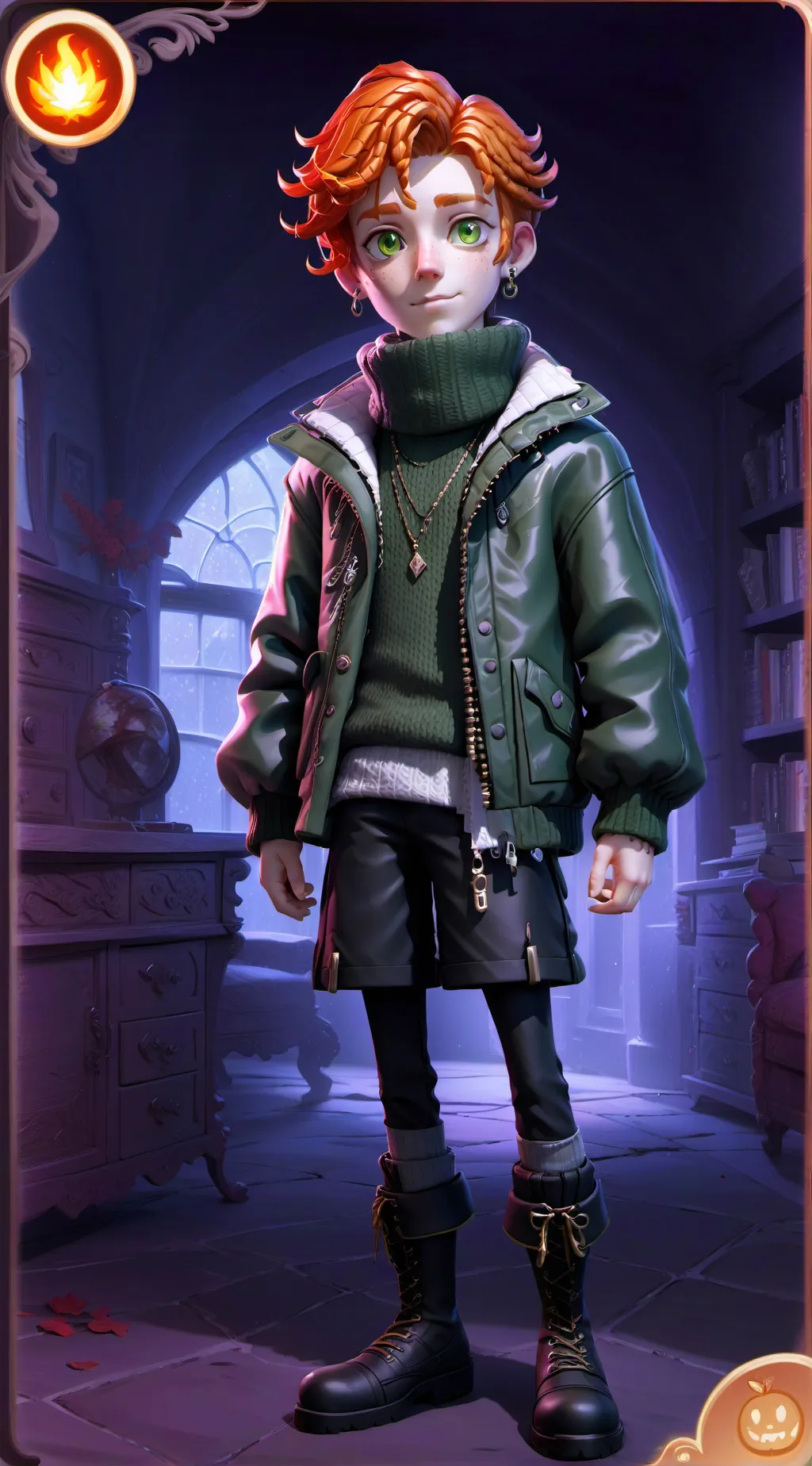 ai character: Calvin background