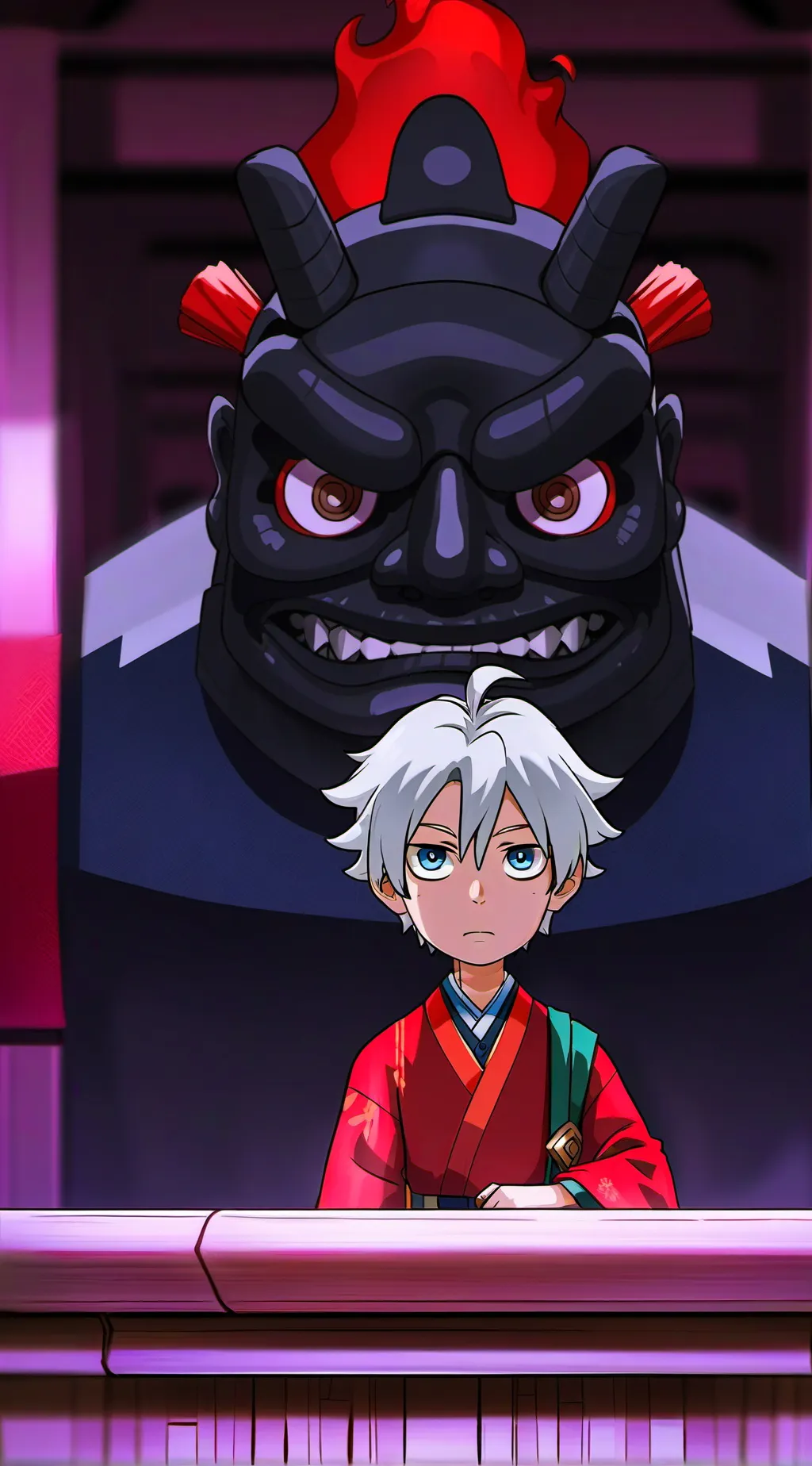 ai character: Gojo Satoru background