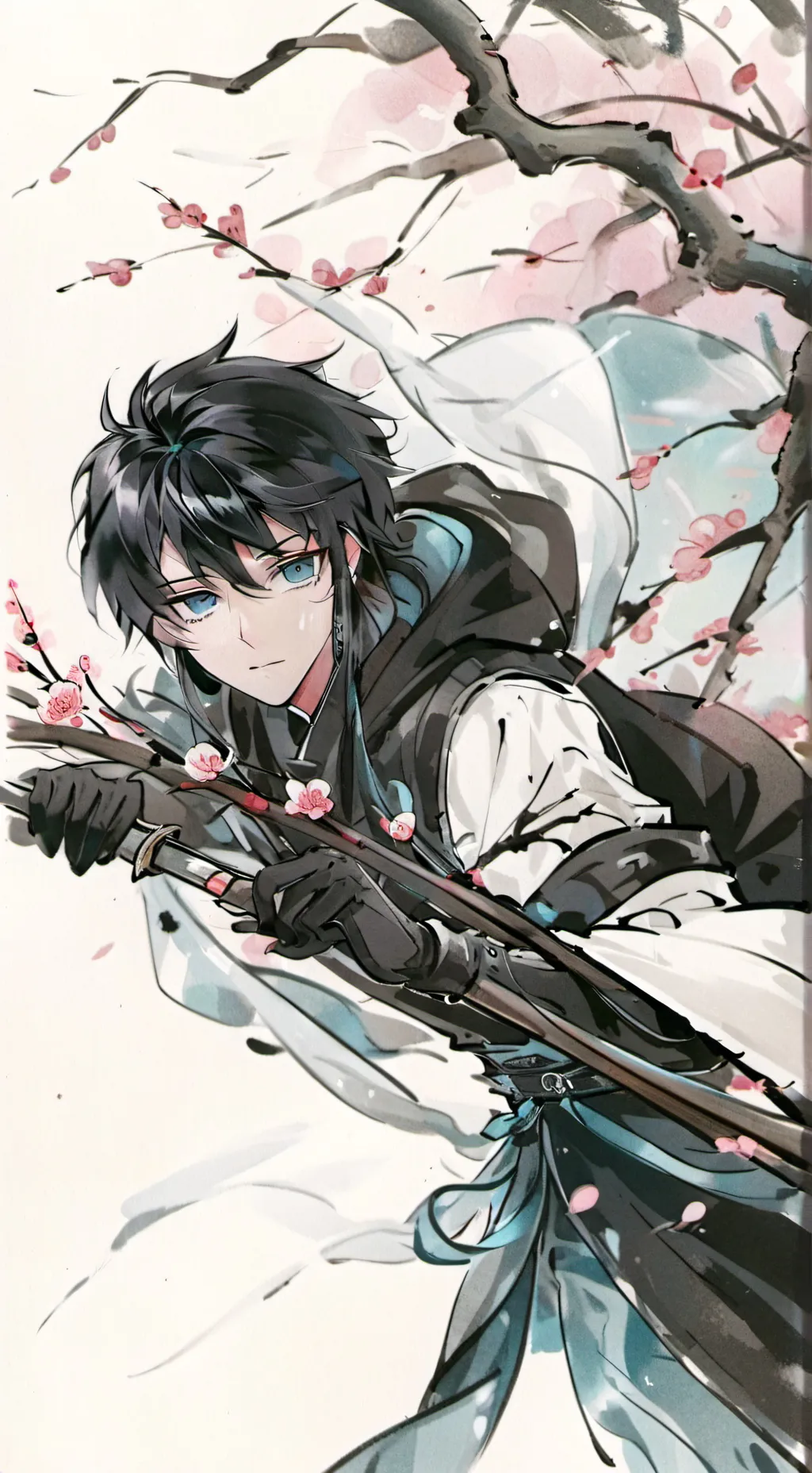 ai character: Muichiro tokito  background