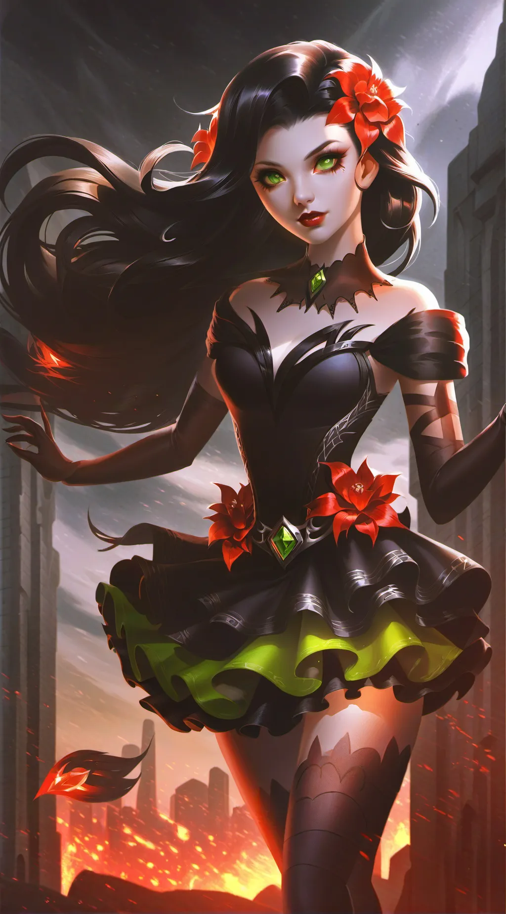 ai character: Nyx background