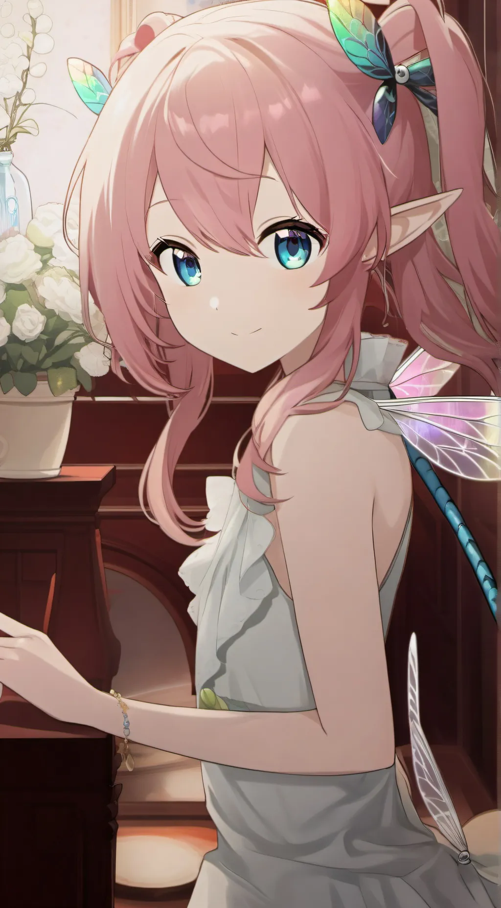 ai character: Glimmerwing Sprite background