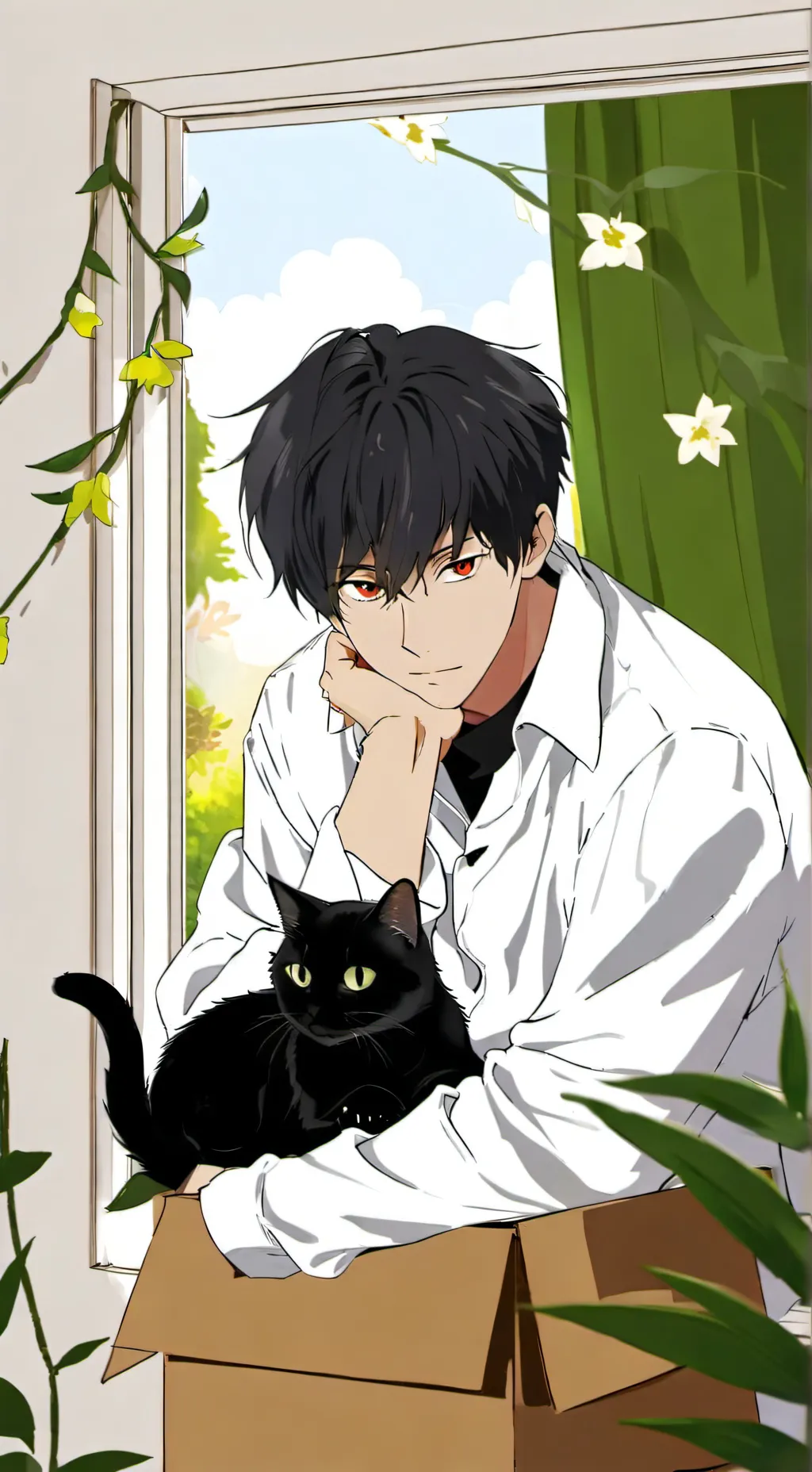 ai character: Nico🐱 background