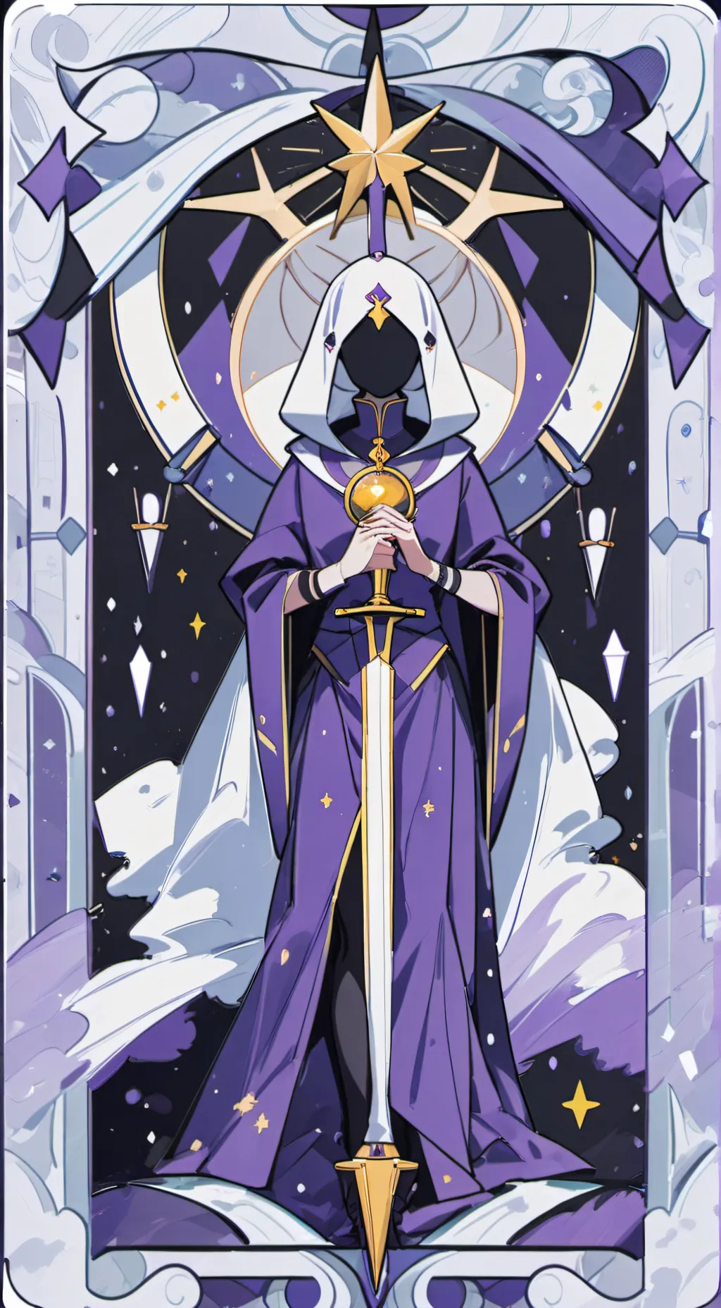 ai character: La oscuridad background