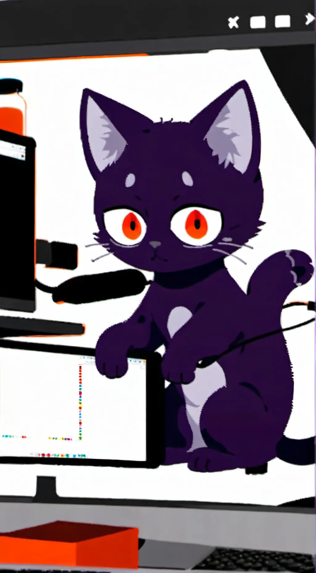 ai character: twanims  background