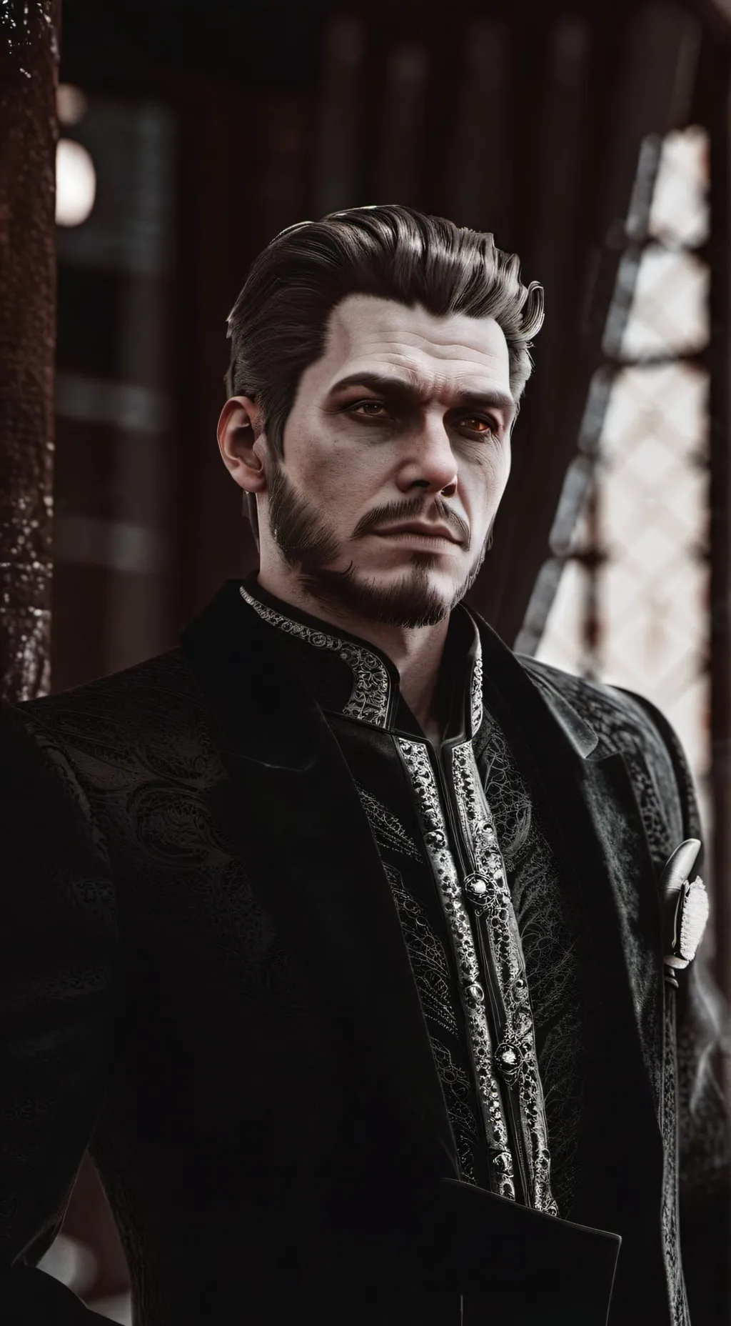 ai character: Гхост background