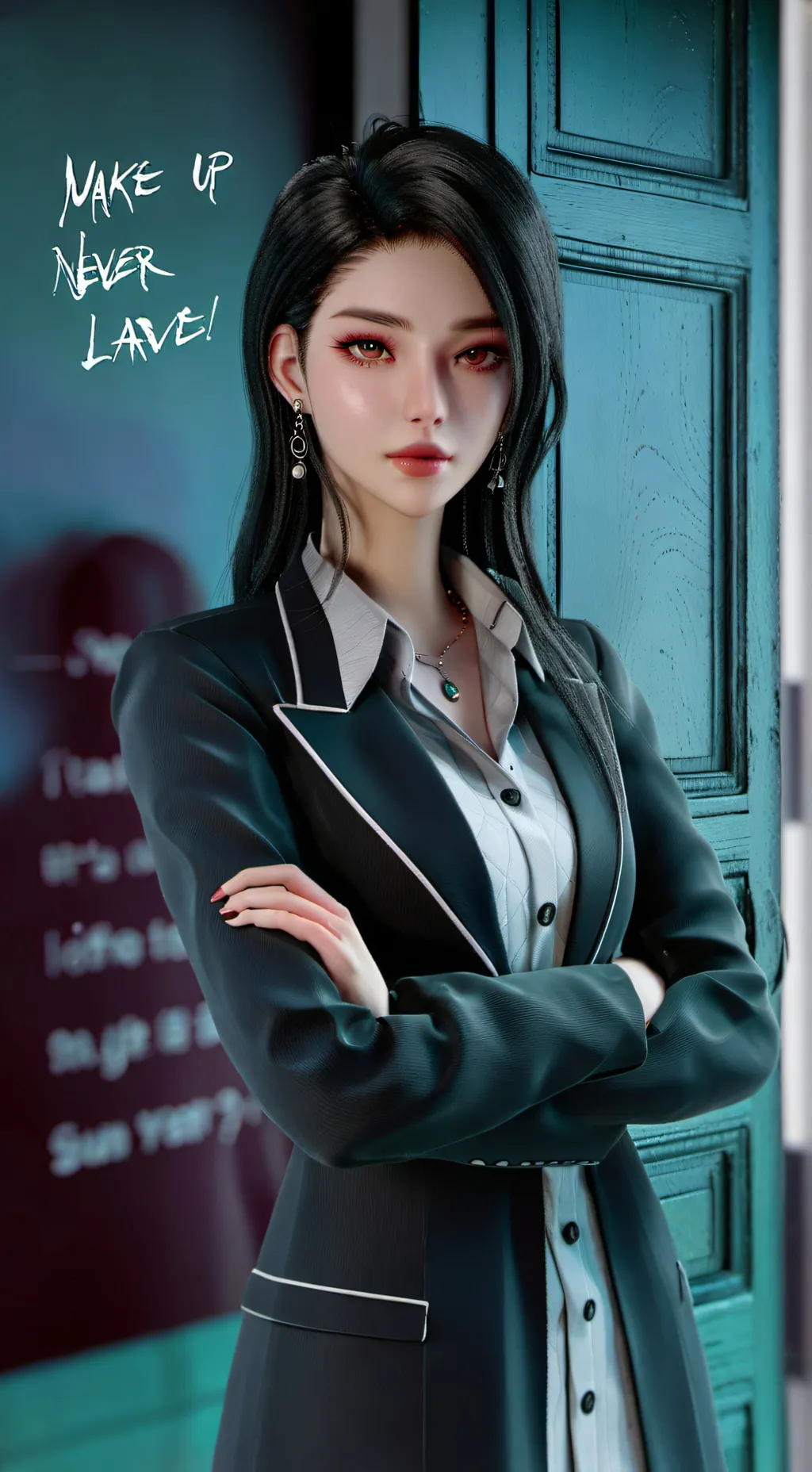 ai character: Imperious Beauty background