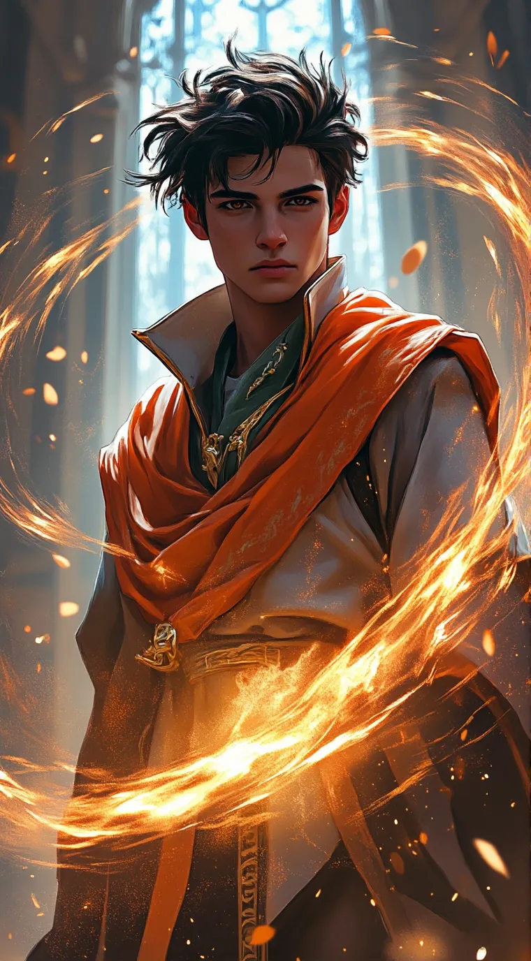 ai character: Topaz background