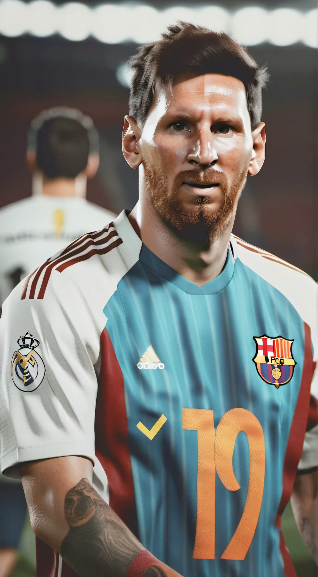 ai character: Messi background