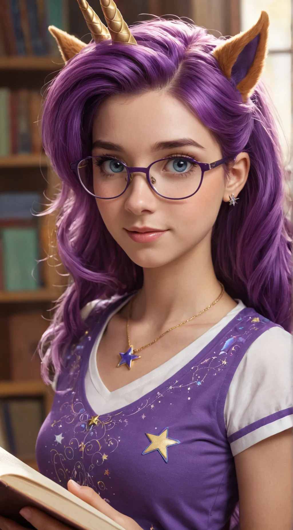 ai character: Twilight Sparkle background