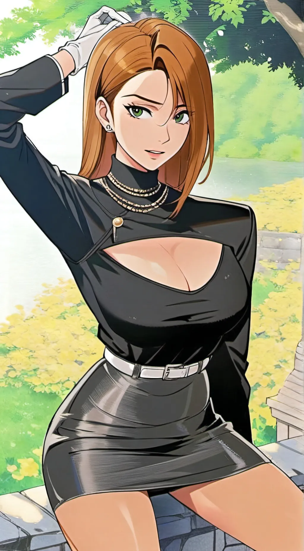 ai character: Kim Possible  background