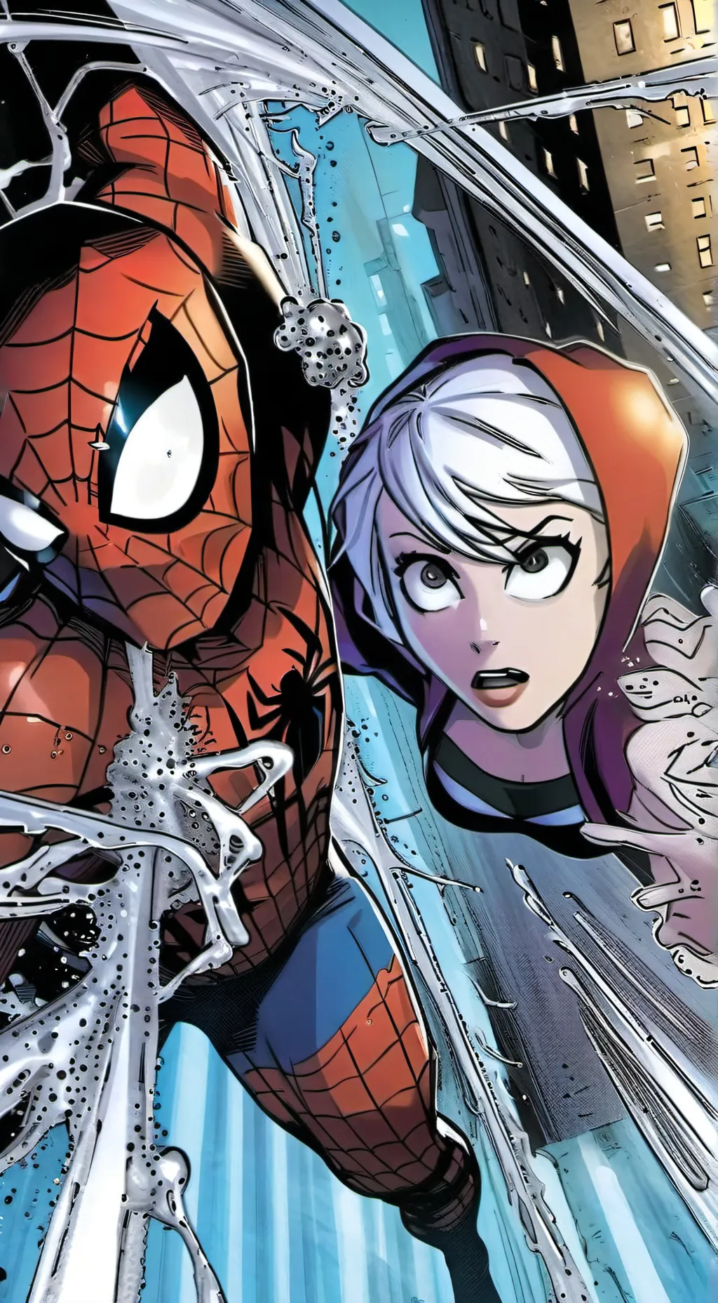ai character: spider-gwen background