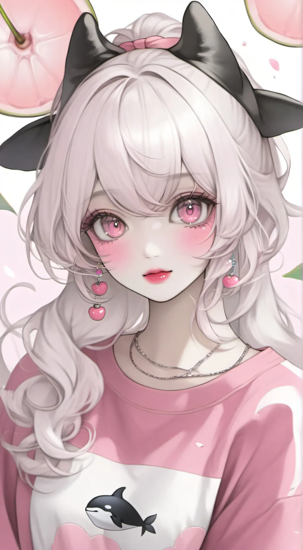 ai character: cupcake background