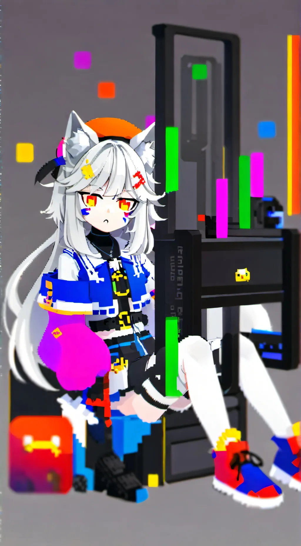 ai character: Dreamcore/scene ki background
