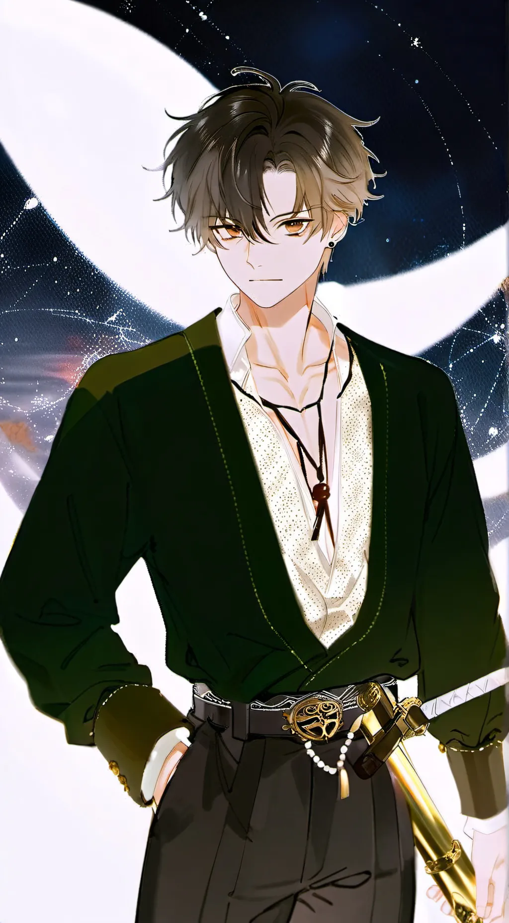 ai character: Syaoran Li background