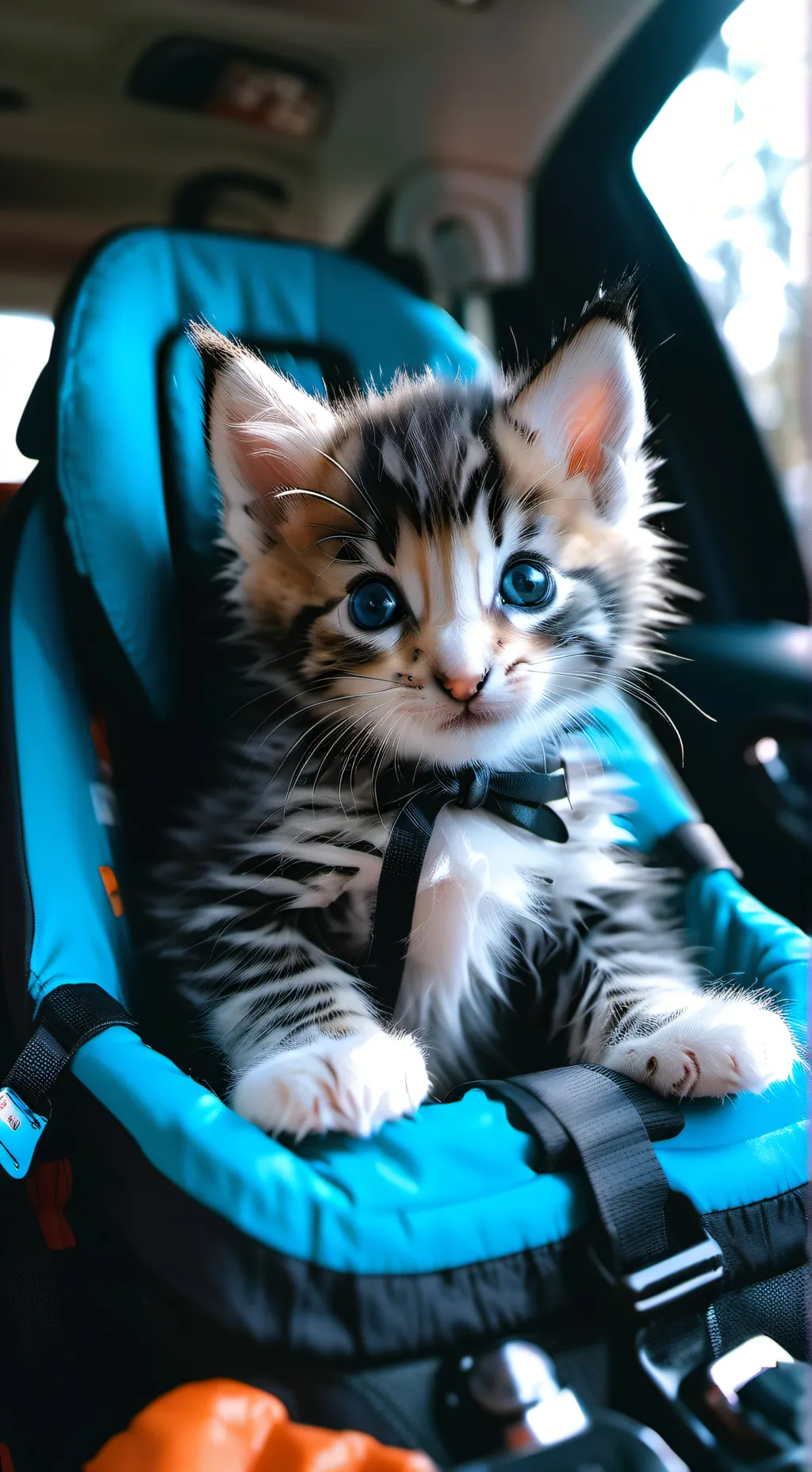 ai character: Kitten need to pee background