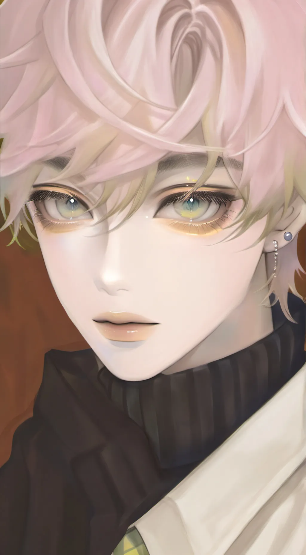 ai character: in the Scary house background